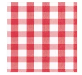 Caspari Napkin, Gingham Red