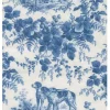 Caspari, Napkin Hunting Toile Blue