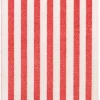 Caspari, Napkin Melograno Stripe Red - Paper Linen