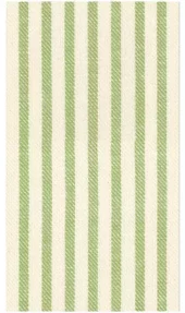Caspari, Napkin Melograno Stripe Sage - Paper Linen