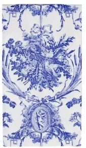 Caspari, Napkin Romantic Toile Blue