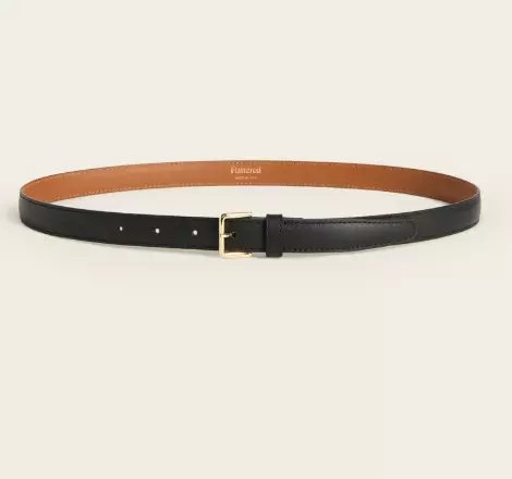 Flattered,Barbara Belt Lether, Black