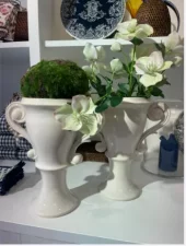 Ollson&Jensen, Omella vase off white 2 ears