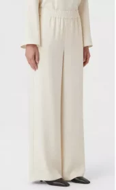Marville Road, The Josephine Twill Trousers Creme
