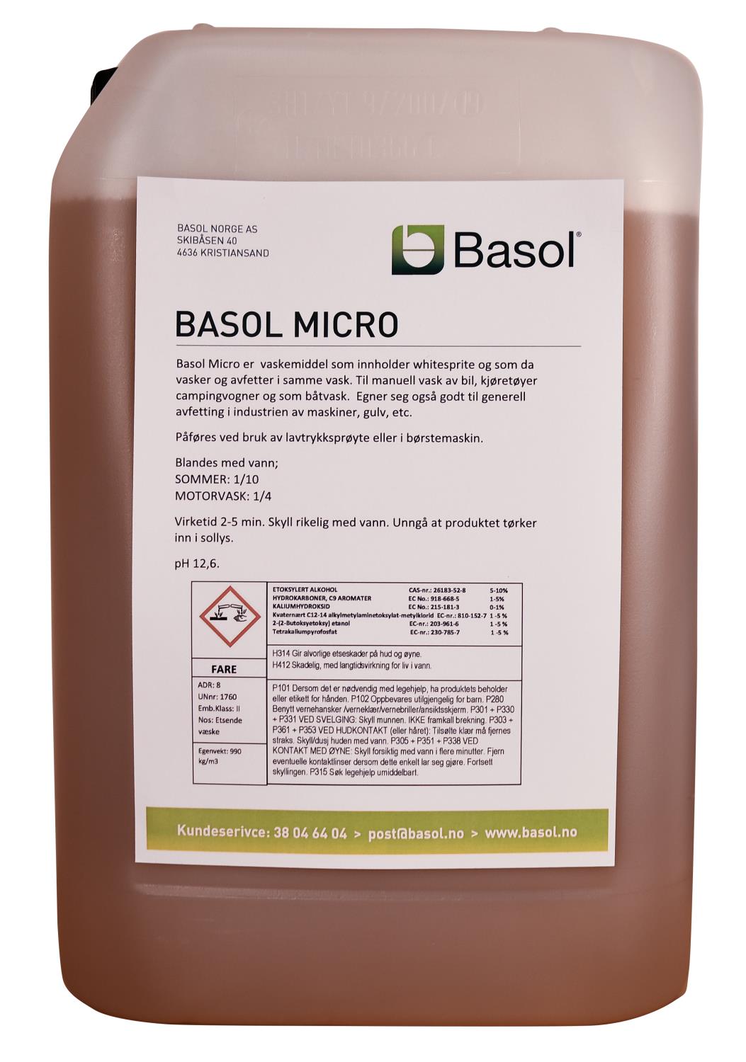 Basol Micro (25 ltr) BASOL AS