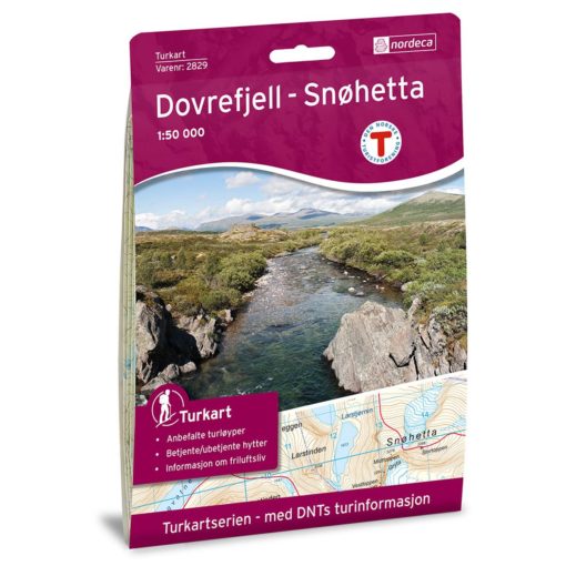 Turkart Dovrefjell - Snøhetta Dnt 1:50000