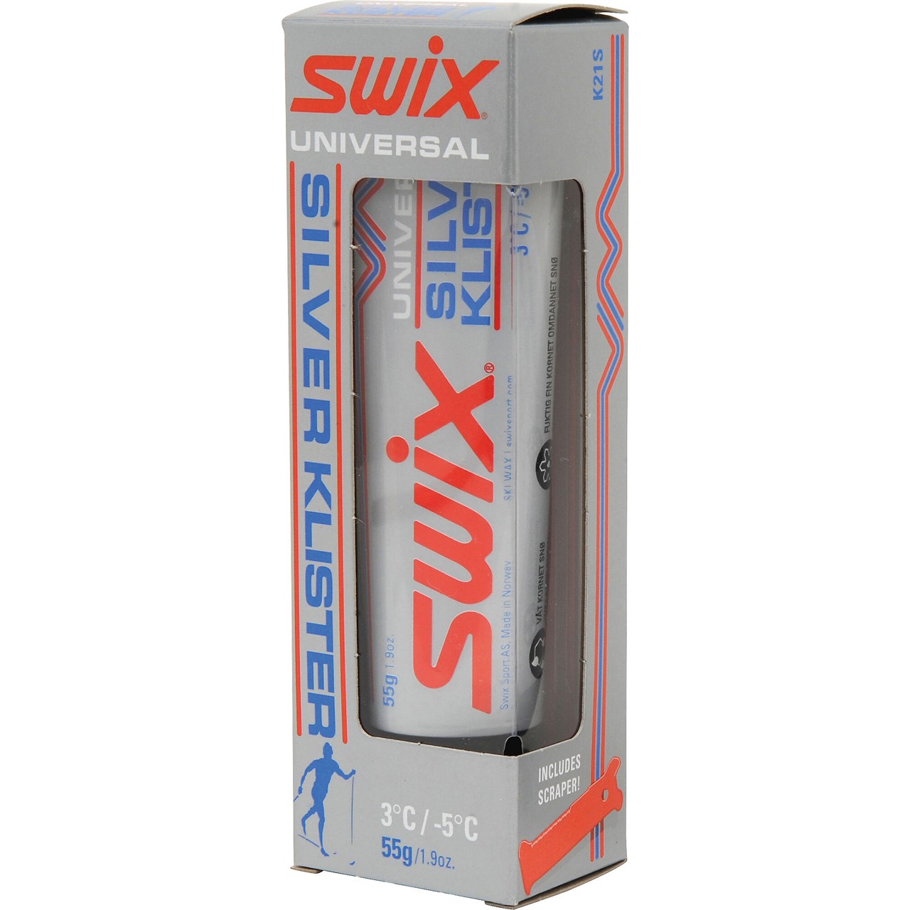 SWIX Klister K21S Universal Silver Klister +3C til -5C