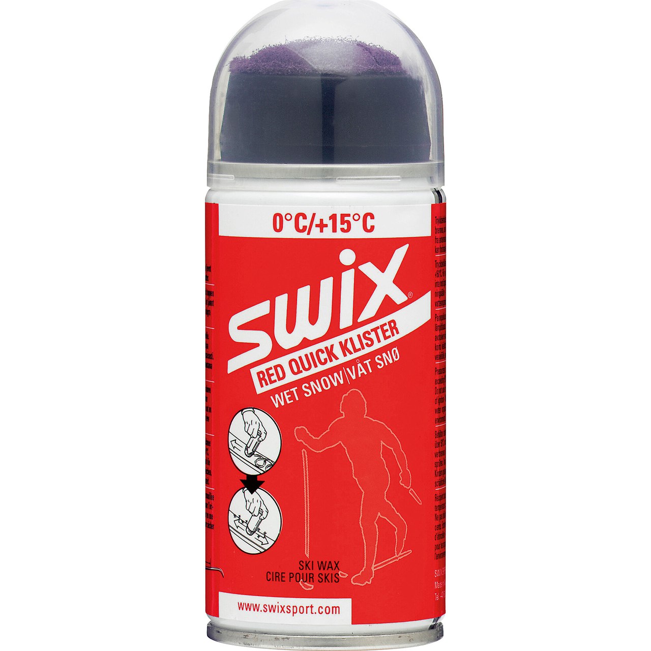 Swix Quick Klister K70 Rød 0C/+15C 150 ml