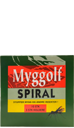 Myggolf Myggspiral 10 stk.