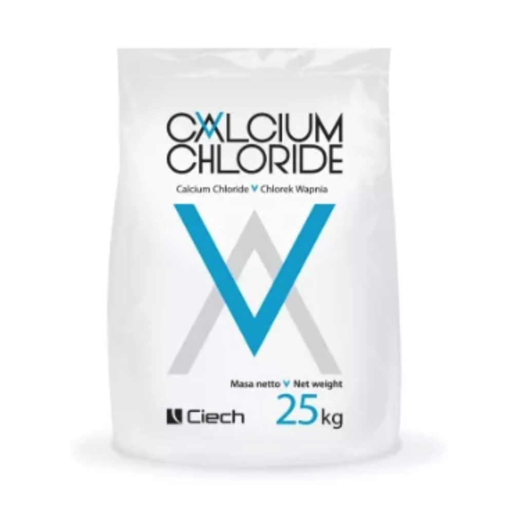 Kalsiumklorid flakes 25 kg.