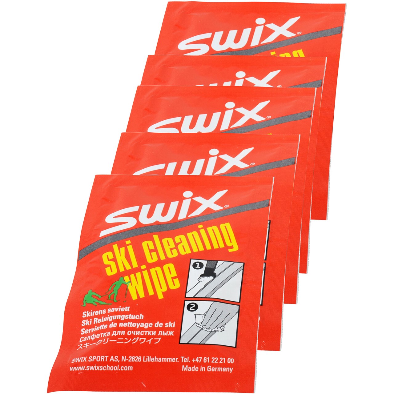 SWIX Cleaning Wipes 5 pk