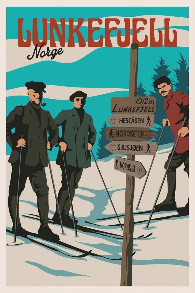 Plakat "Lunkefjell" 50x70cm