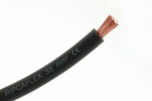 Skanbatt Batterikabel 35mm2 MINUS/SORT pr meter.