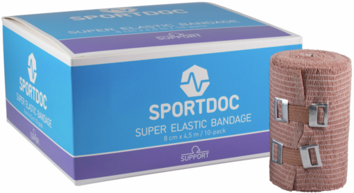 Sportdoc elastikk bandasje 8cmX4,5m