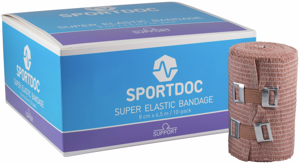 Sportdoc elastikk bandasje 8cmX4,5m