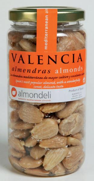 Valencia mandler 215gr glass Saltristet u/skall