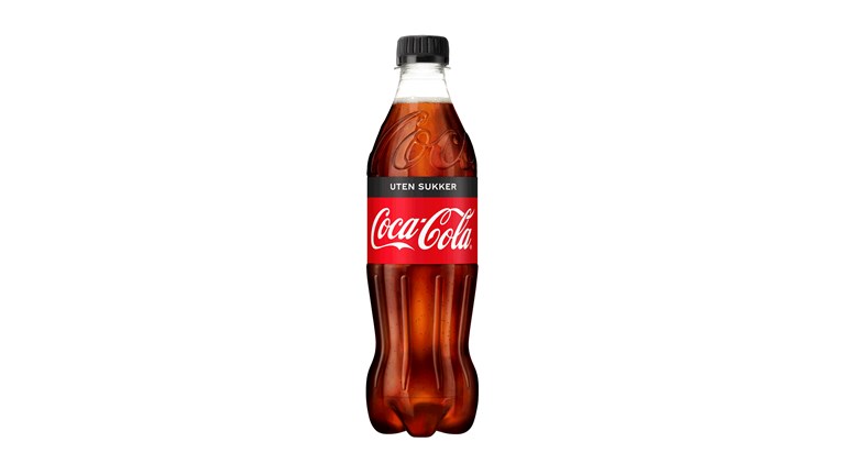 Cocacola u/sukker 0,5l