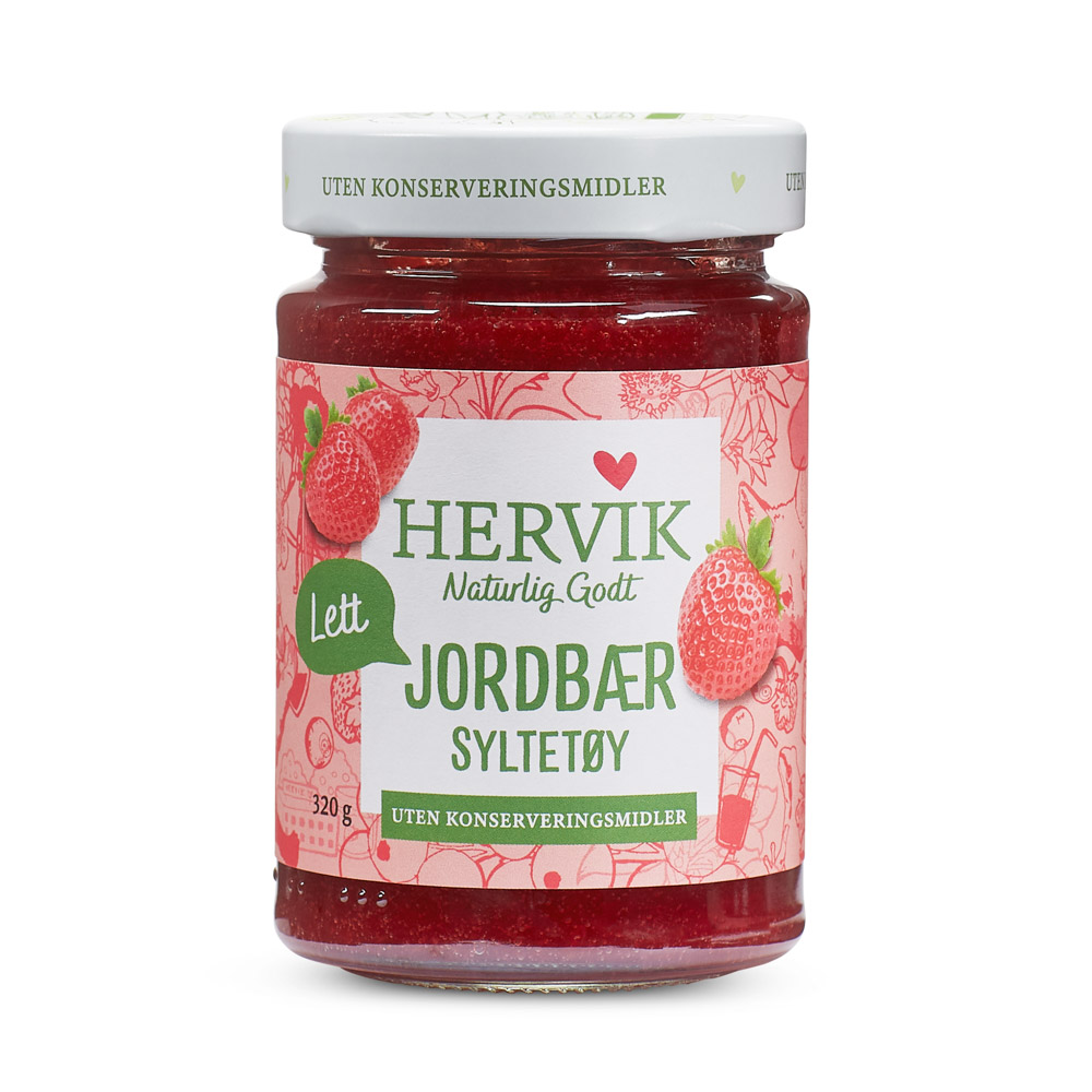 375 g. Jordbærsyltetøy