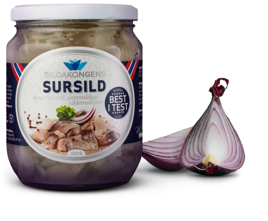 Sursild 600 gr Sildakongen