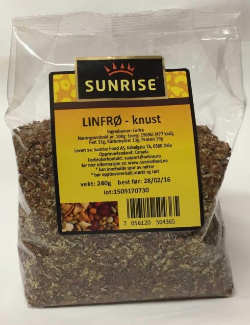 Linfrø knust 240g