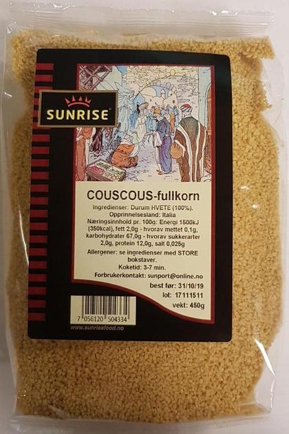 Cous-Cous-fullkorn 450g