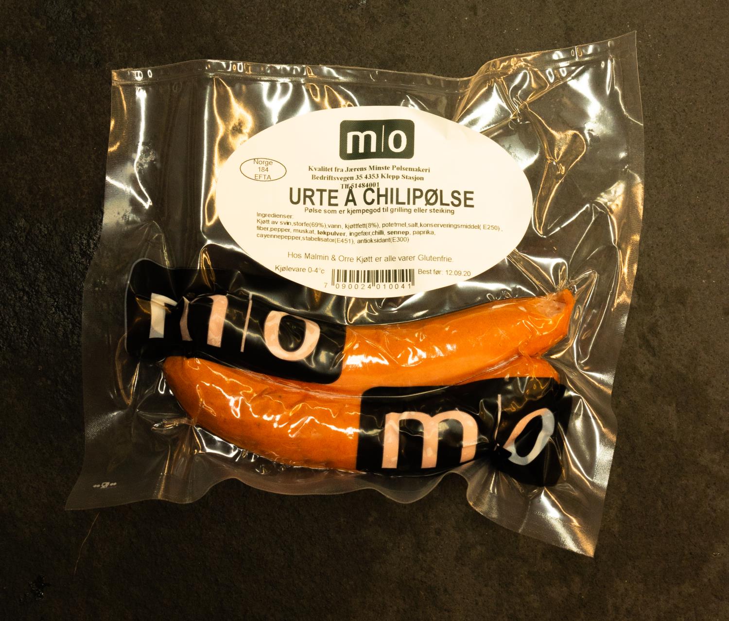 Urte og Chilipølse Malmin & Orre