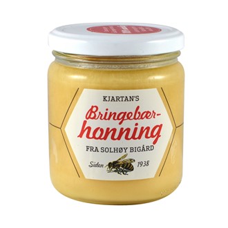 Bringebærhonning kjartans 350g