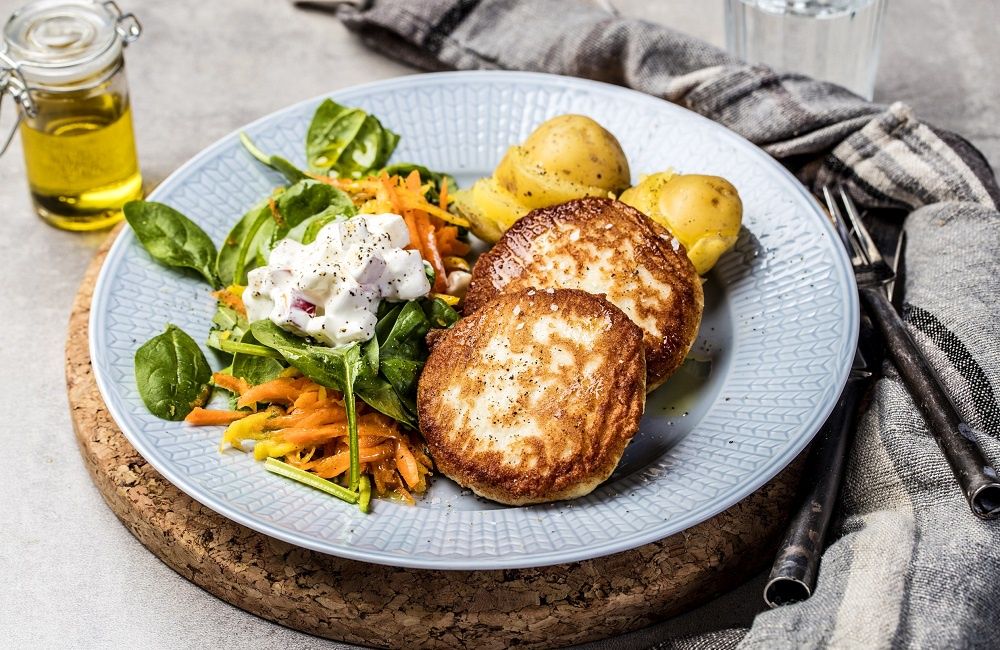 Fonn Fiskekaker med løk per kg