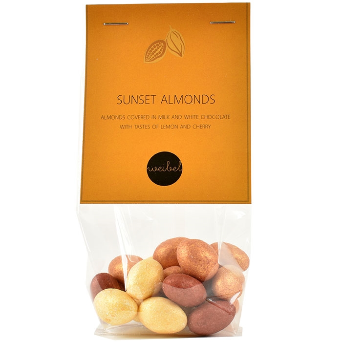 Sunset almonds Mandler med chokoladetrekk