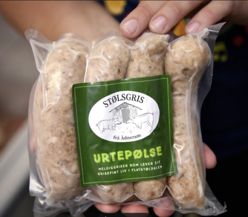 Urtepølser 400gr 4pk stølsgris pr. pk