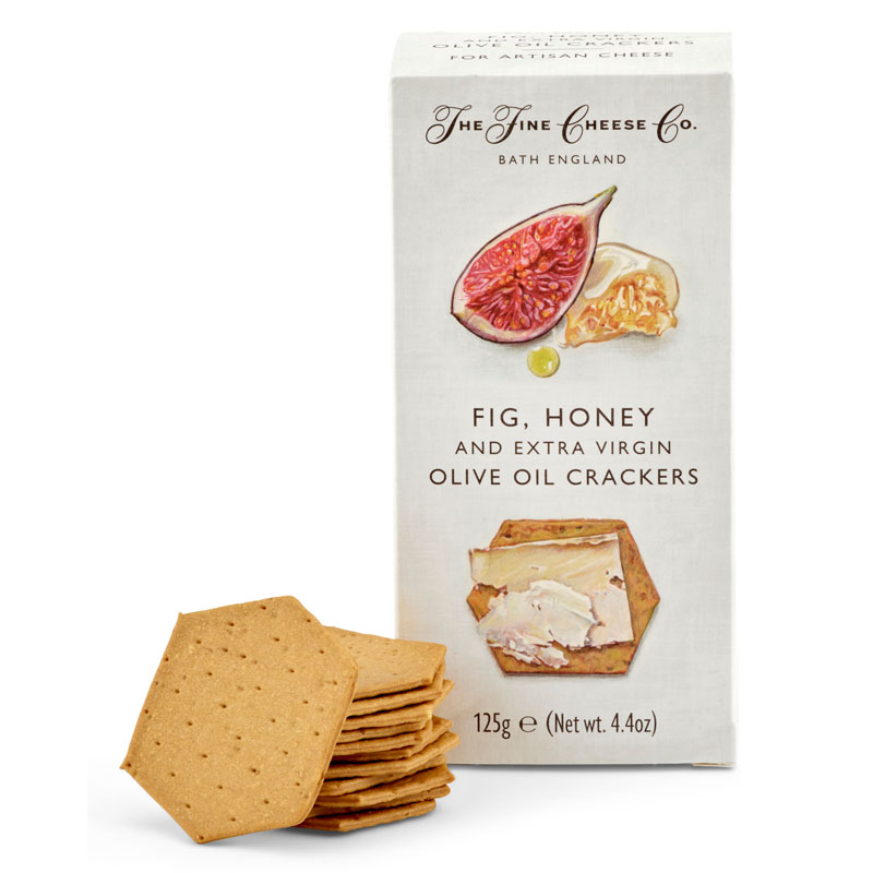 Fine cheese crackers Fiken/honning pr. pk