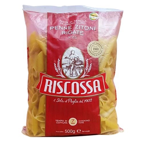 Riscossa Penne Zitoni Rigate no 25 500gr