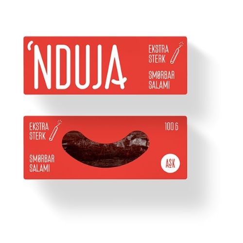 Ask Nduja smørbar salami spicy 100g