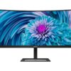 PHILIPS 346E2CUAE/00 34inch VA WLED 3440x1440 HDMI/DP/USB-C Dock(65w) Curved Speakers WQHD