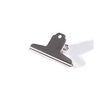 Büngers Papirklemme, blank med 102mm bredde.
