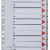 Esselte Register PP A4 Maxi 1-10 grå