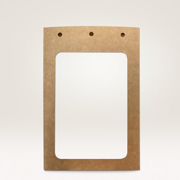 Navneskiltholder i papp XL 105x148mm (50)