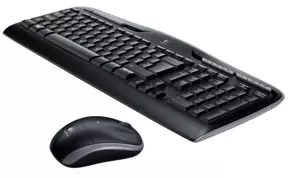 MK330 Wireless Desktop Set, Black (Nordic)