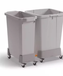 Vogn DURABIN for 60L avfallsbeholder grå