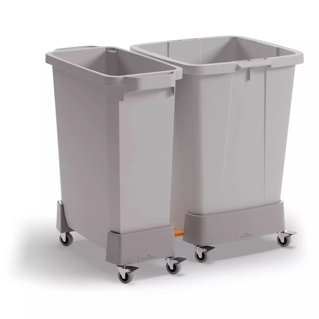 Vogn DURABIN for 60L avfallsbeholder grå