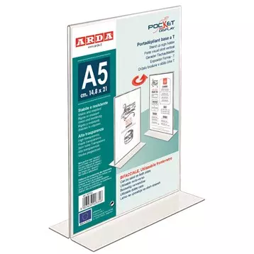 Skiltholder A5 T-fot