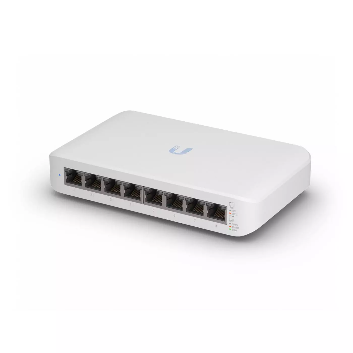 Ubiquiti Switch Lite 8 ports 8 x RJ45, 4 x 802.3at PoE+, Gigabit Ethernet,