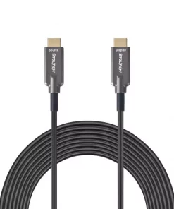 Stoltzen AOC Steel HDMI 2.0 4K@60 10 m 18Gbps | Stainless steel | Kevlar armor