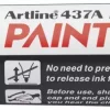 Artline Non-press paint marker 437A Yellow