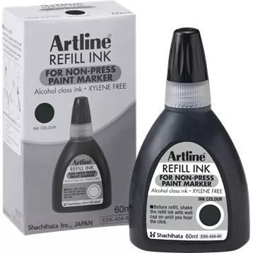 Artline Non-press 437A refill ink 60ml Black