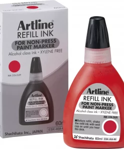 Artline Non-press 437A refill ink 60ml Red