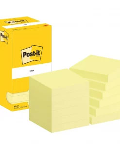 Post-it Klistrelapper 76x76 gul Post it 654