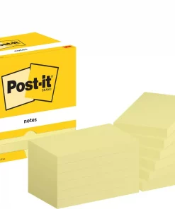 Post-it Klistrelapper 76x127 gul  Post it 655