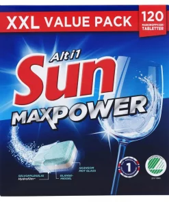 Maskinoppvask SUN MaxPower Alt i 1 (120)