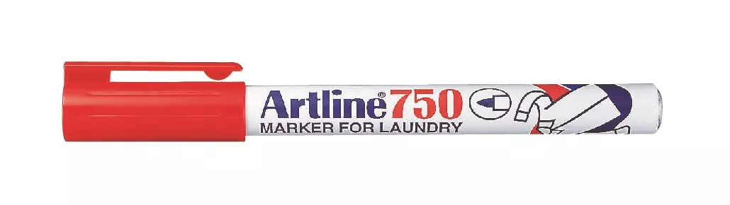 Artline 750 Laundry Marker red